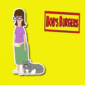 Pegatina de Gayle / Pegatina de tía Gayle / Pegatina de Bob's Burgers / Calcomanía / Pegatina para computadora portátil