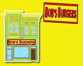 Belcher Restaurant Sticker  | Bob's Burgers Sticker | Decal | Laptop Sticker