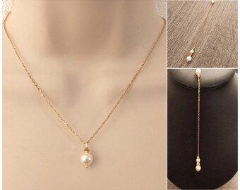 Pendentif Feuille Doré Or - Bijou De Dos Chaîne Non Fournie - Neuf