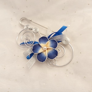 Wedding dress train attachment - Ivory satin flower train attachment - WEDDING Ivory wedding train attachment - wedding dress brooch