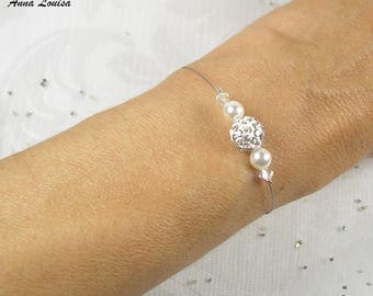 Hochzeitsabend-Armband – Classica-Kollektion – Anna Louisa-Armband – Strass-Hochzeitsarmband HOCHZEITSABEND