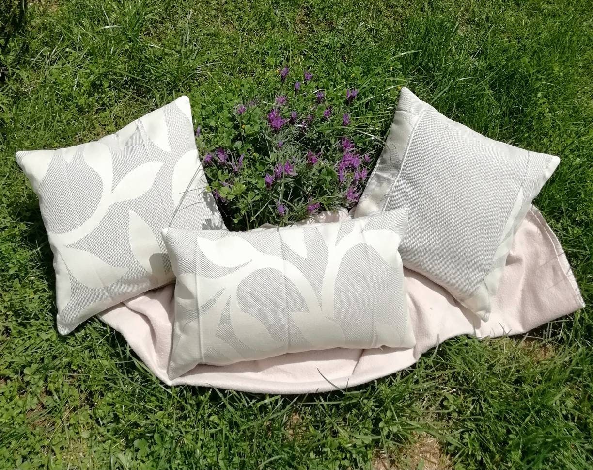 Lot de 3Coussins Sobriété, Coussins Dehoussables avec Intérieur Lavable.