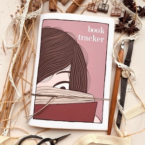 Book tracker fatto a mano in carta riciclata, diario della lettura artigianale ecosostenibile, regalo per lettori, regalo per lei