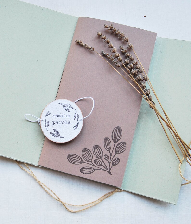 Handmade stationery set with plantable paper Etsy