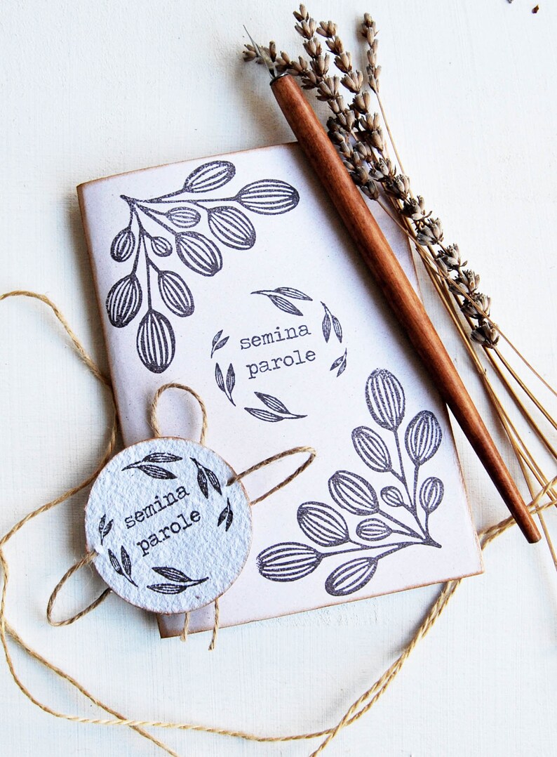 Handmade stationery set with plantable paper Etsy
