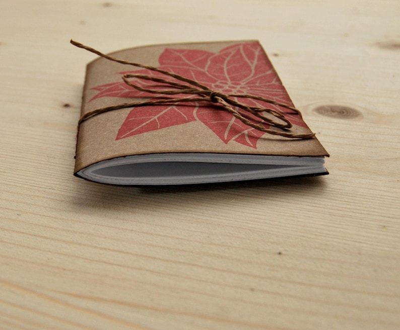 Handmade mini notebook with 100 recycled paper handmade mini Etsy