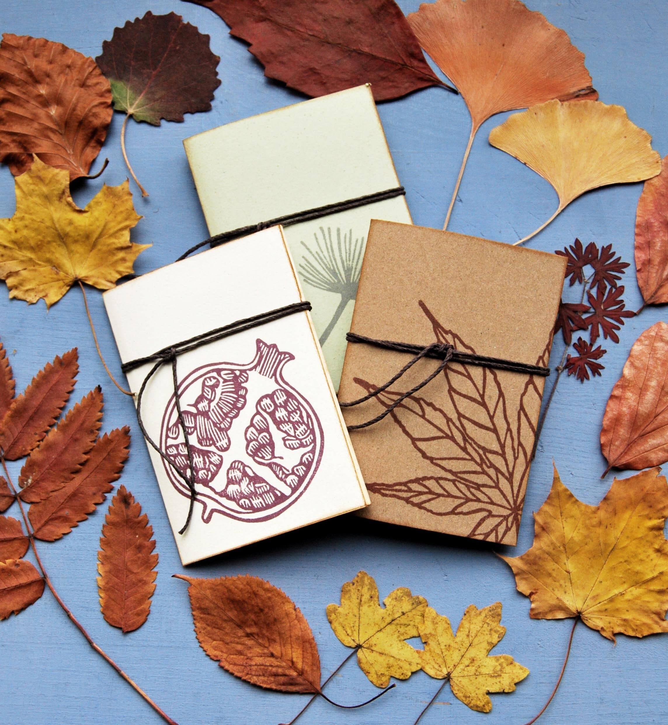 Handmade stationery set with recycled paper handmade mini Etsy