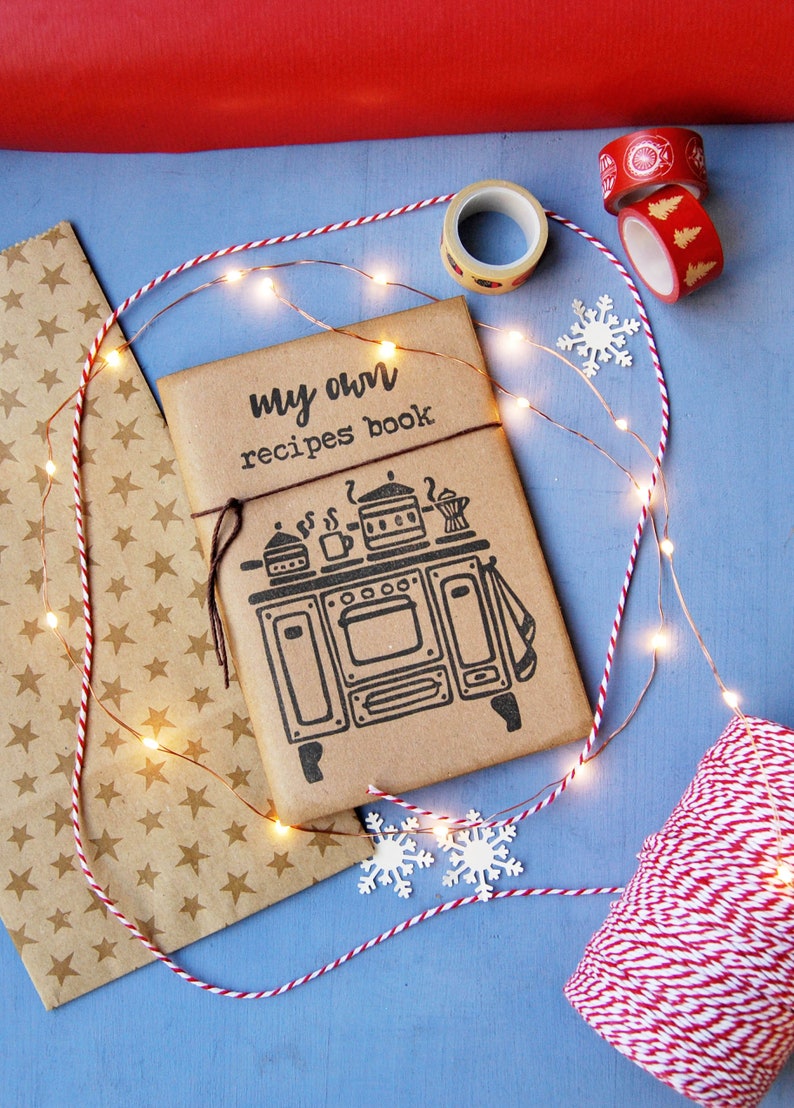 Handmade Recipes Book Handmade Notebook Handmade Journal Etsy