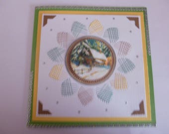 Carte Paysage Hiver Etsy Carte Paysage Hiver Etsy