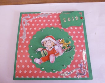 2018108 pop up new year card