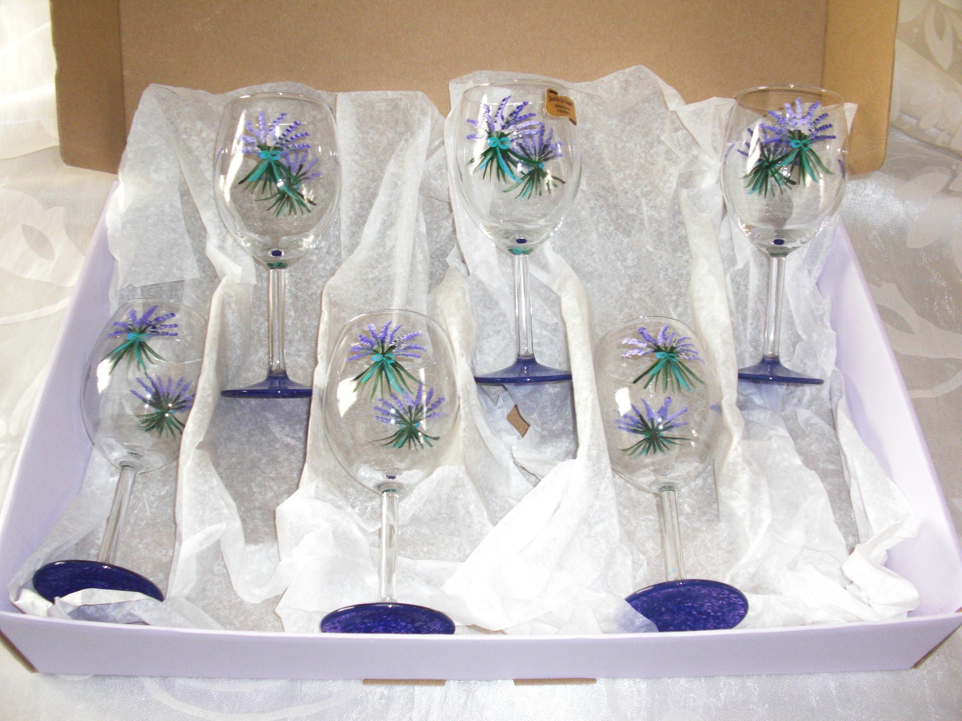 Verres A Vin Lavande