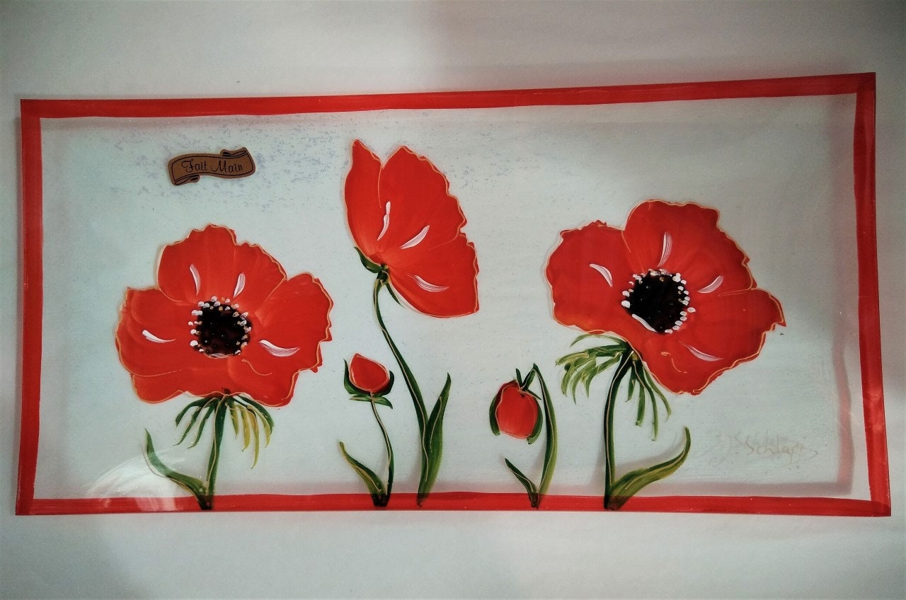 Plat Service Coquelicot