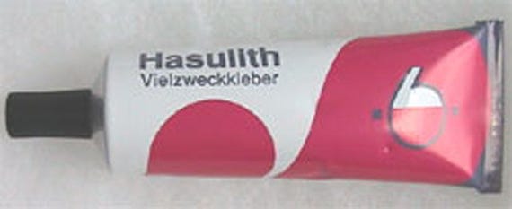 Tube de colle pour bijoux Hasulith - tube de 30 ml - 60