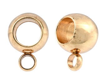 G×C　 NOS 　Bail Iolite Rectangle 21x11mm Gold Electroplated Cat Bail