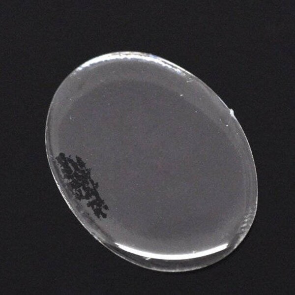 Self-adhesive resin cabochon, 25x18 mm, oval, lot of 10 Pcs