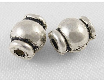 Spacer bead, Antique silver Zinc alloy, 5 mm, set of 20 Pcs