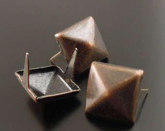 Grif color diamond nail copper for customizing clothes, bag, set of 20 Pcs
