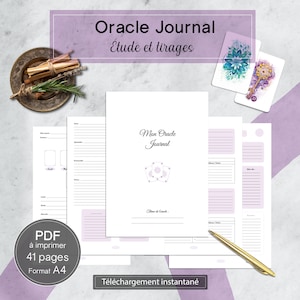 Oracle journal PDF à imprimer 41 fiches en français à télécharger et imprimable au format A4