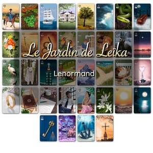 Lot De 36 Breloques Divinatoires Lenormand - Symboles Pour Cartomancie - Neuf