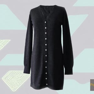 Women&#39;s cardigan, vest royal alpaca 100% fine knitted perfect for spring, summer and autumn, lightweight color gray