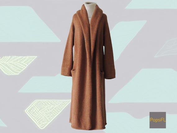 Oversized alpaca blend coat hot sale