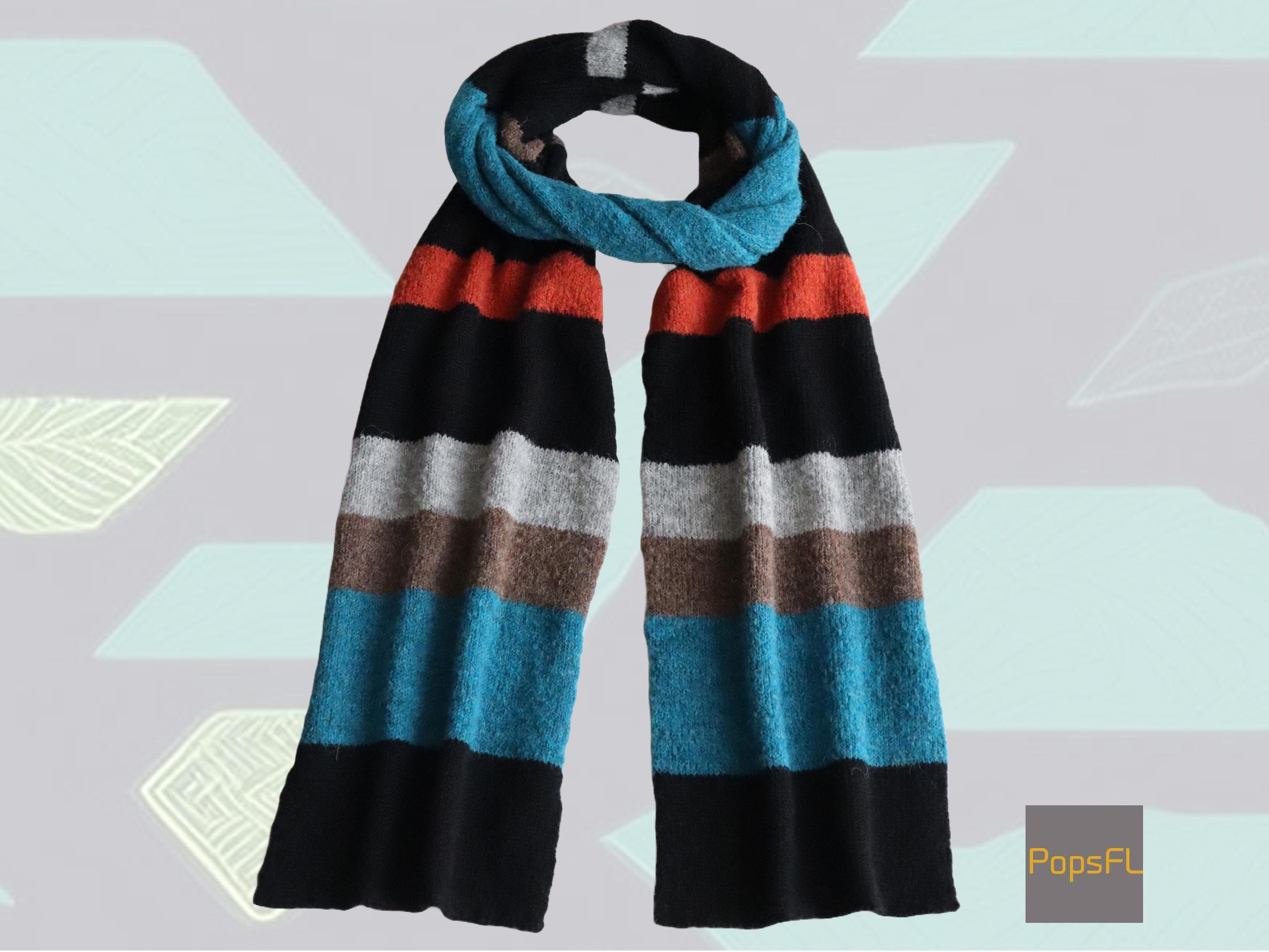 PRINTED ALPACA-BLEND SCARF プリントアルパカブレンドマフラー
