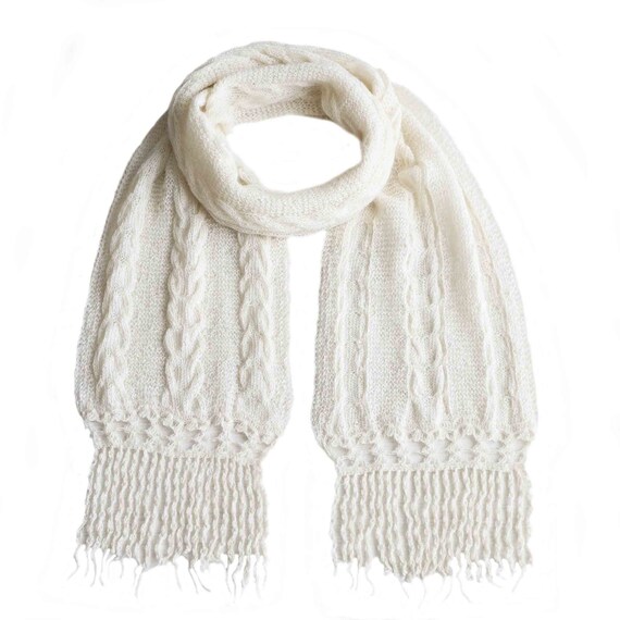 スカーフ ALANUI Woman Scarf White LWMA011F23KNI002 0310 23657353_54253814_600.jpg