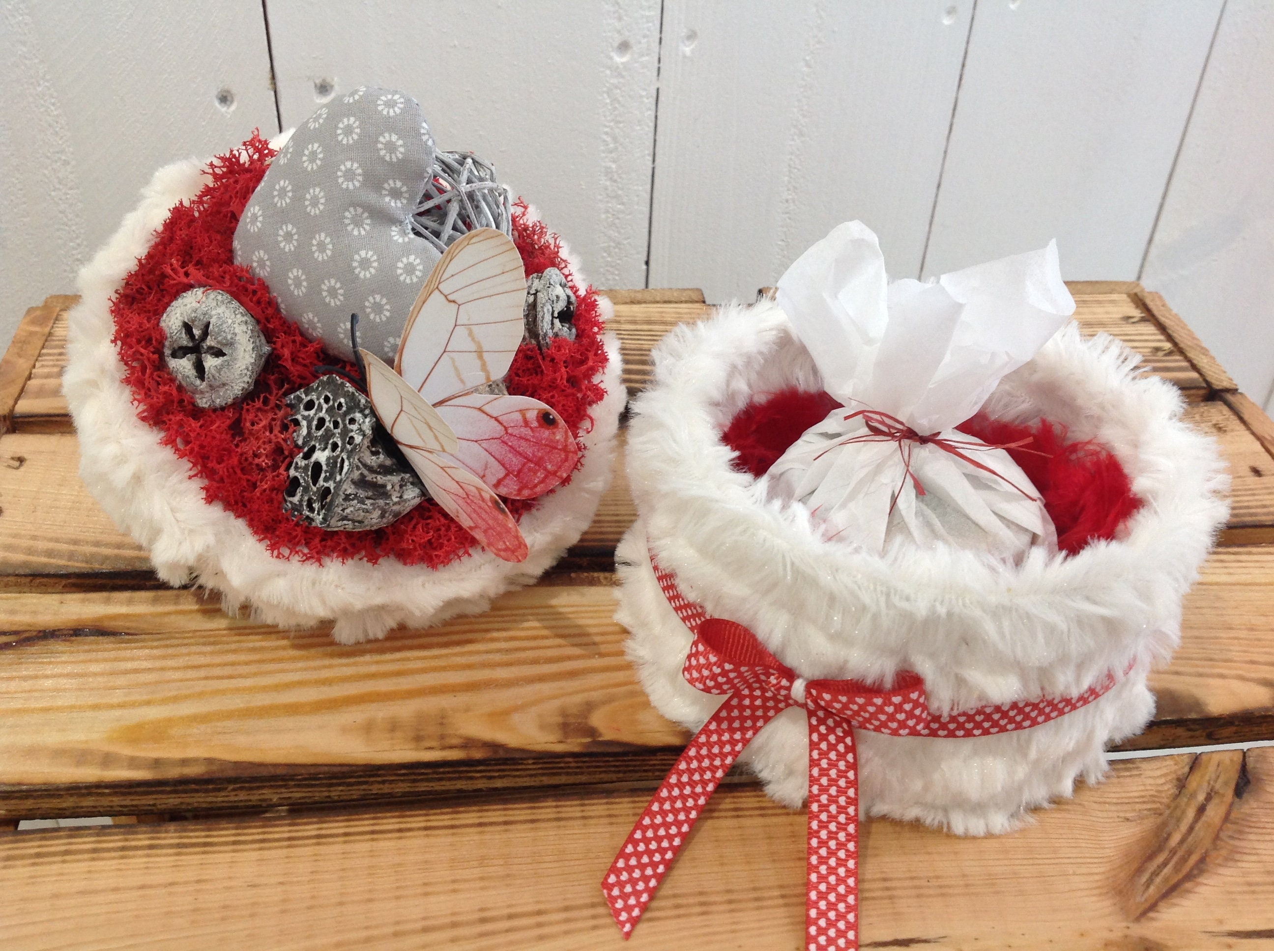 Boîte Décorative avec Son Savon Artisanal