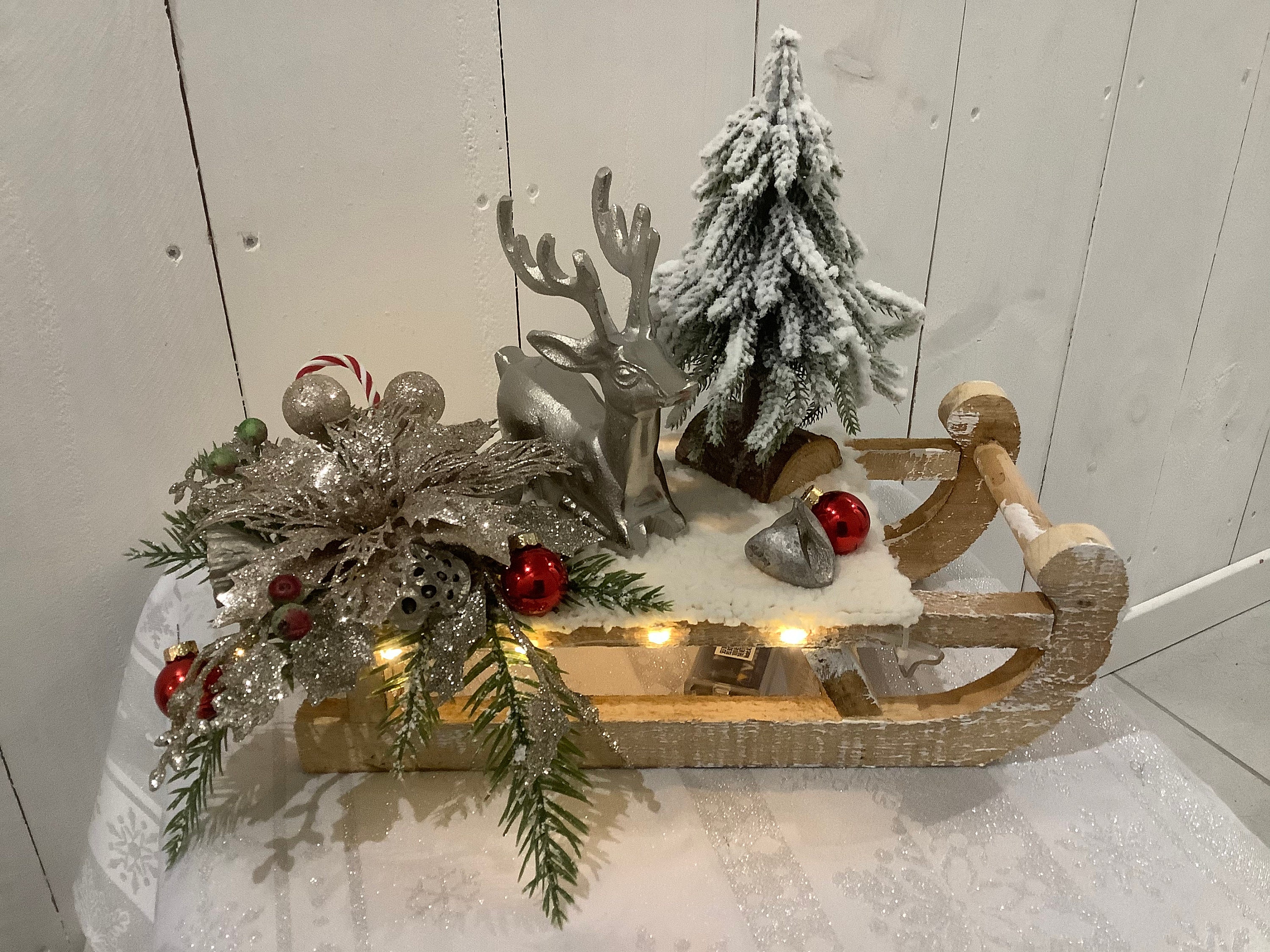 Décoration de Table Pour Noël - Luge