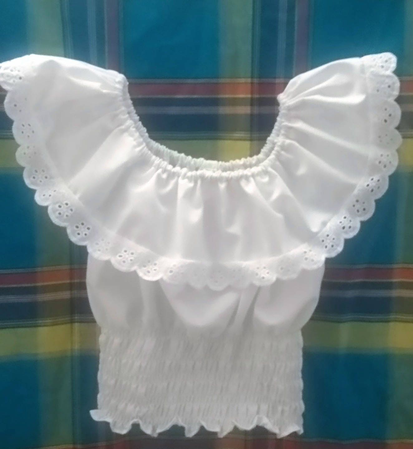 Chemisier Femme Blanc En Coton – Taille 0, Coupe Classique, Occasion Très Bon état