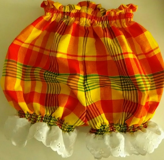 Short Bebe En Madras Dentelle Et Smock Etsy Short Bebe En Madras Dentelle Et Smock Etsy