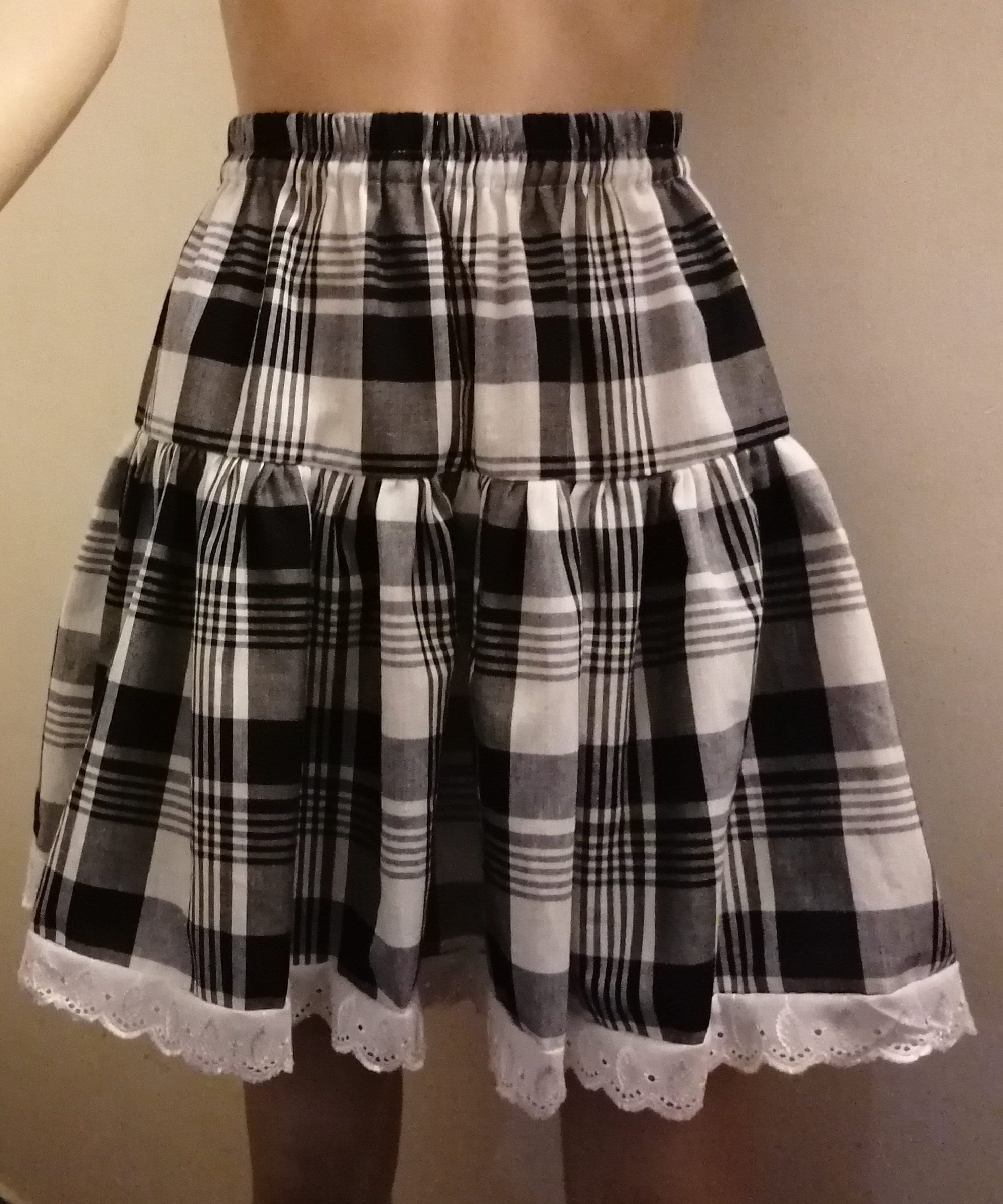 Buy Jupe Femme En Madras Et Dentelle Online in India Etsy