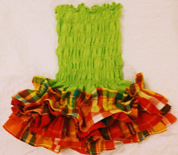 Robe Bebe En Coton Et Madras Etsy Ireland