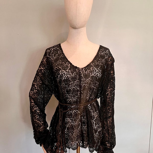 Black Lace Blouse - Elegant' main image 0