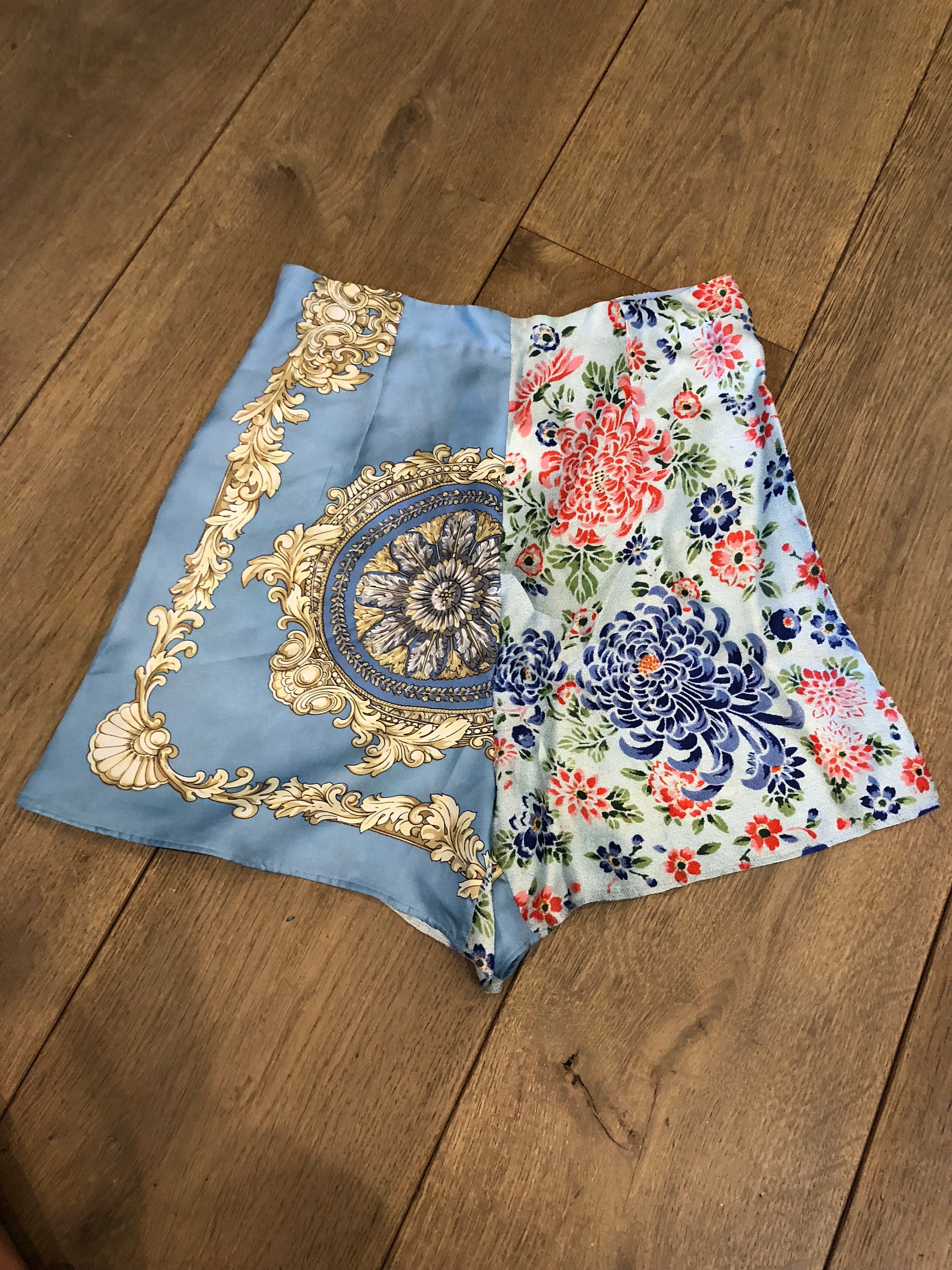 Image of S Silk, Mixed Scarves Shorts