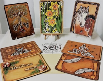 Cartes en cuir / cards