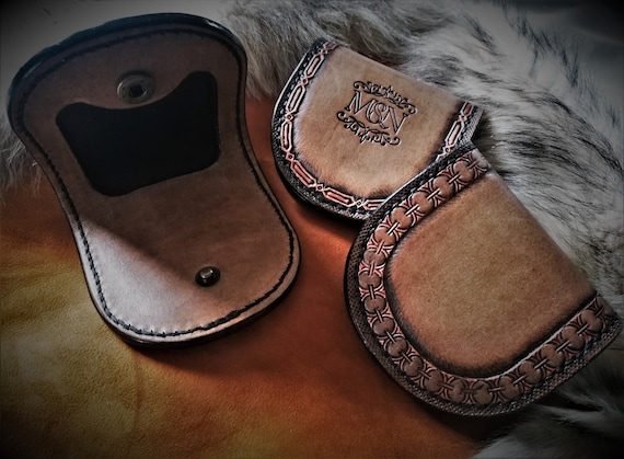 Leather purse, traditionnal coin purse
