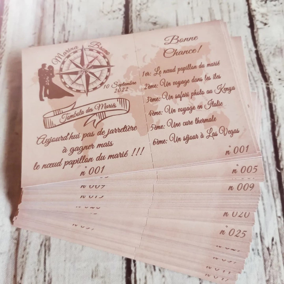 Wedding Appointment Raffle Tickets Lot of 50 Raffle Tickets Marin Theme Wedding Game Rose Des - Etsy UK