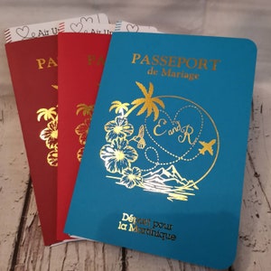 Faire part Passeport Martinique