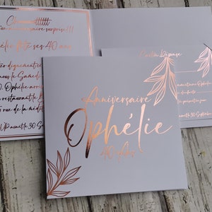 Country Chic Collection Aankondigingsblad + 1 antwoordkaart voor elk evenement