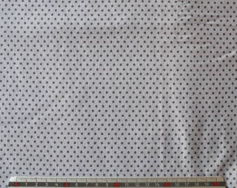 Tissus JERSEY de coton gris motif "POIS ANTHRACITE"