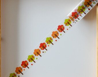 Masking tape - motif "ARBRES"- 1.5cm x 10m