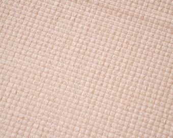 "Quilted effect" cream ribbed Velvet fabrics