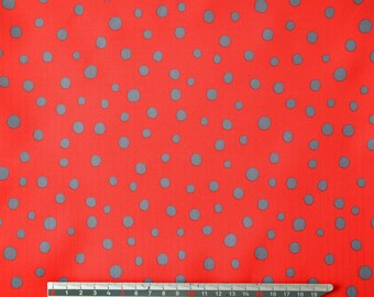 RODE PVC-gecoate stoffen *waterdicht* “GREY DOTS”-patroon