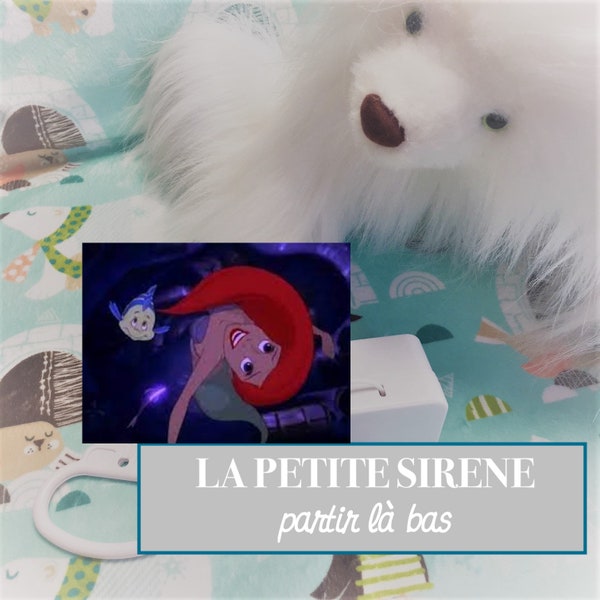 LA PETITE SIRENE- Boîte à musique à ficelle pour doudou/jouets