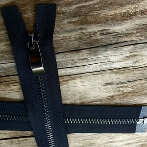 High-end Gold, Silver, Black or Bronze Metal Zipper Customized from 10 to 120 cm image 10