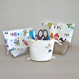 Trousse pot à crayon, trousse rétractable 2 en 1, plusieurs coloris disponibles