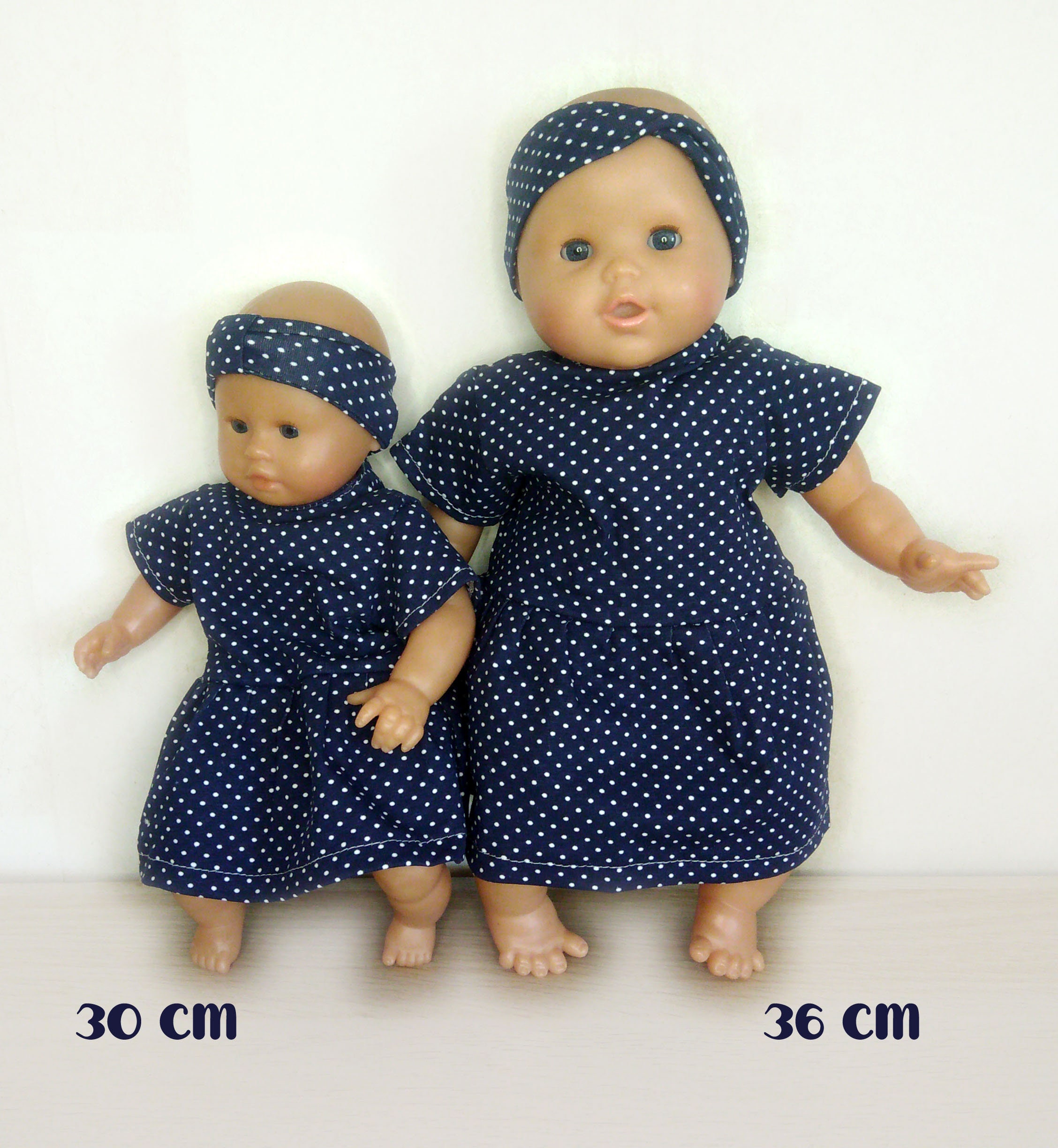 Corolle Ma Vestido Y Diadema Para Muñecas De 36 Cm, Color Azul Marino – Moda Francesa Para Muñecas