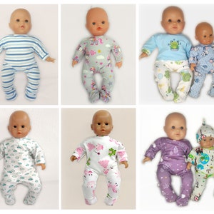 Pajamas for dolls like Corolle or Famosa Nenuco, ..., size 20, 30 or 36 cm image 6