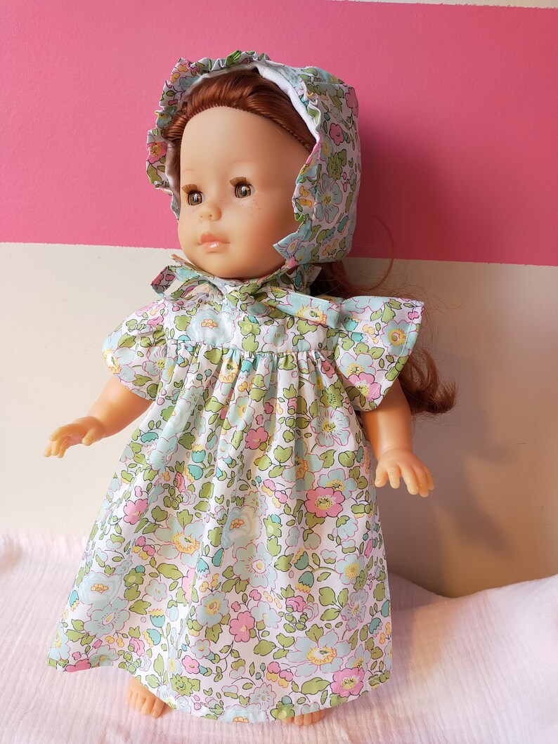 Liberty Betsy honeysuckle 36 cm doll dress